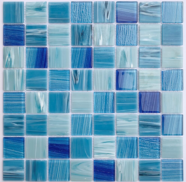 Kitchen Backsplash Swimming Pool Glass Tile Mosaic