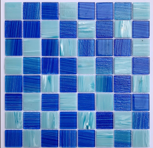 High Quality Outdoor Glass Pool Mosaic Tiles