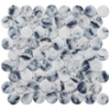 Foshan Manufacturer Interior Blue Round Mosaic