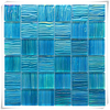 2x2' High End Square Iridescent Glass Pool Tiles