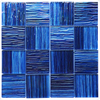 2x2' High End Square Iridescent Glass Pool Tiles