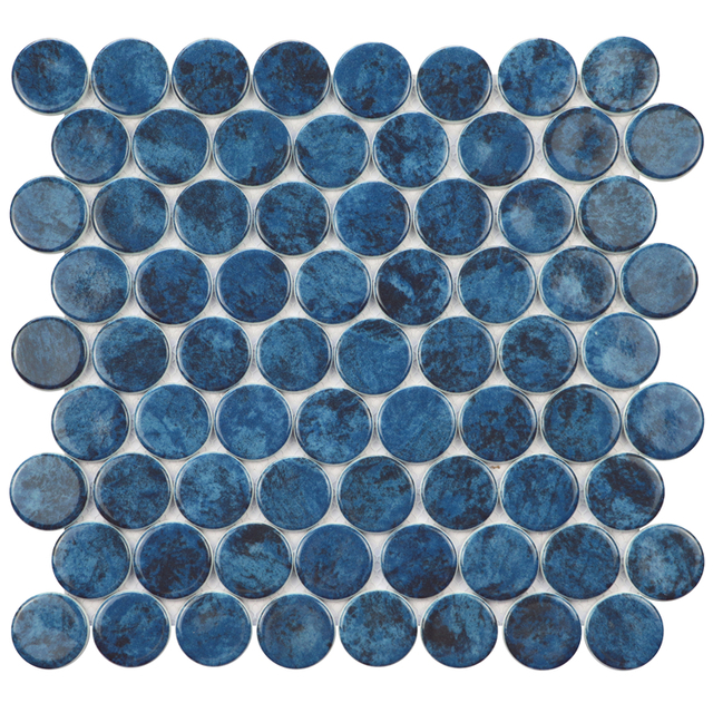 Round Inkjet Glass Mosaic Tile for Kitchen Backsplash