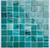 Factory Price Crystal Blue Glass Mosaic Tile