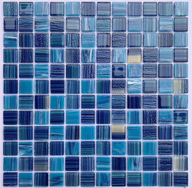 Factory Supply High Quality Outdoor Glass Pool Mosaic Tiles