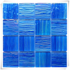 2x2' High End Square Iridescent Glass Pool Tiles