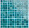 Factory Price Crystal Blue Glass Mosaic Tile