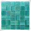 2x2' High End Square Iridescent Glass Pool Tiles