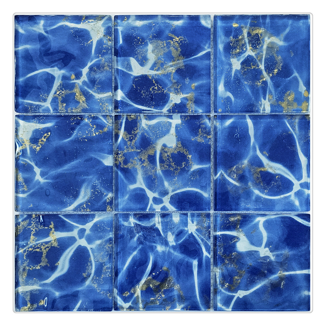 Blue Swimming Pool Tile Glass Mosaic for Pool