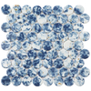 Foshan Manufacturer Interior Blue Round Mosaic