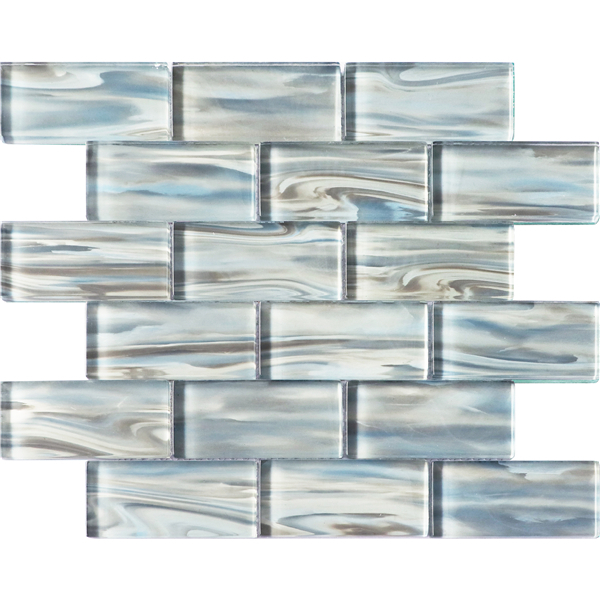 Swimming Pool Laminated Glass Mosaic Backsplash