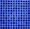 23x23mm Blue Mixed Sqaure Ceramic Mosaic For Pool