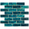 Wall Tile Glass Mosaic Blue Color Glass Tiles