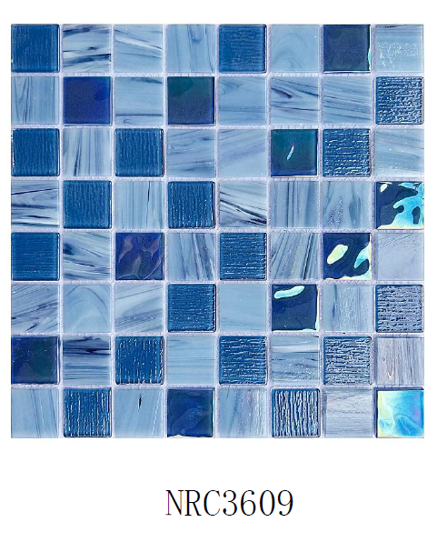 Luxurious mosaic tiles blending technology and artistry with stunning iridescence.