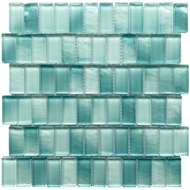 Small Chips Bathroom Wall Tiles Glass Mosaic