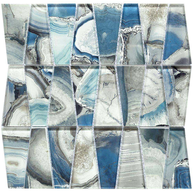 High Glossy Glass Mosaic For Home Wall Decorative