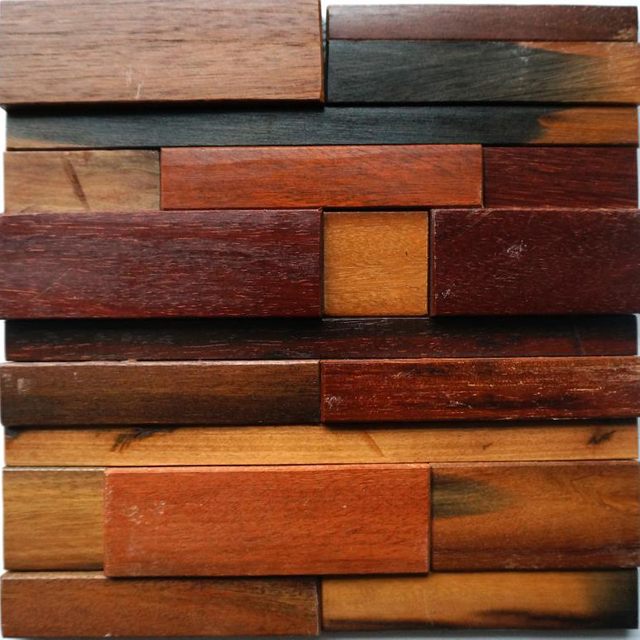 Decorative Wooden Mosaic Wood Floor Tiles for Decoration