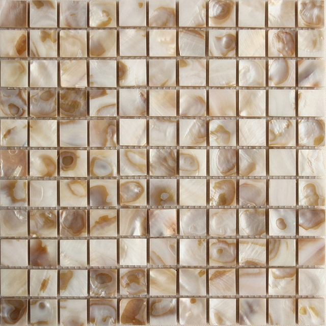 White Natural Sea Shell Mosaic Wall Backsplash Tile