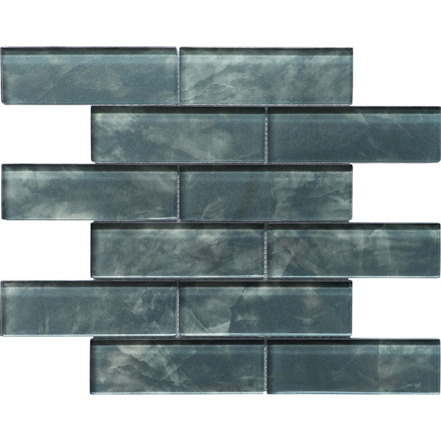 China Black Gray Inkjet Glass Tile Exporter