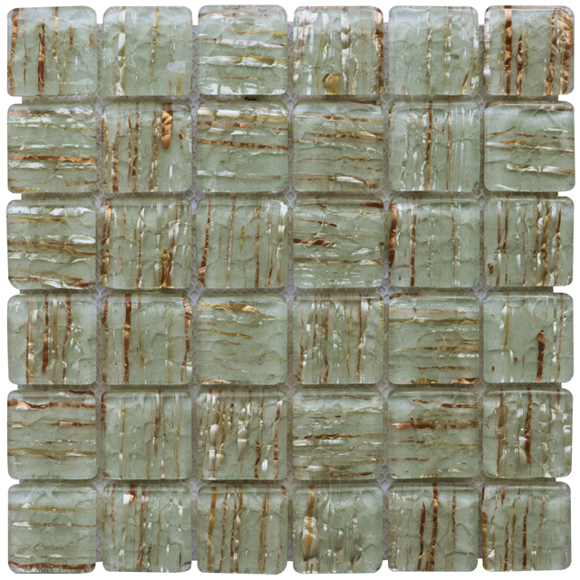 Foshan Wholesaler Yellow Crystal Glass Mosaic