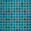 23x23mm Blue Mixed Sqaure Ceramic Mosaic For Pool