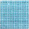 Factory Supply 300x300mm Square Tile Glass Blue Mosaic