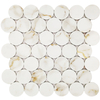 Round Shape Enamel Glass Mosaic Tile