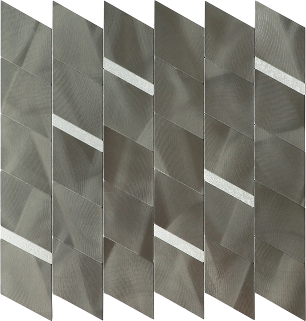 Grey Aluminum Composite Panel Mosaic for Backsplash