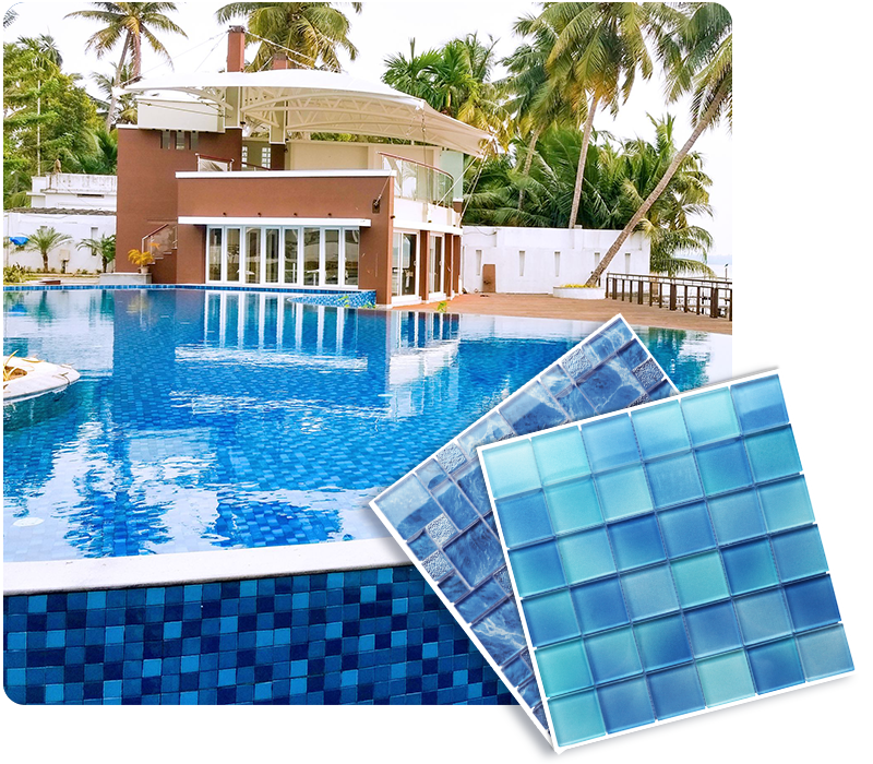 pool mosaic tiles
