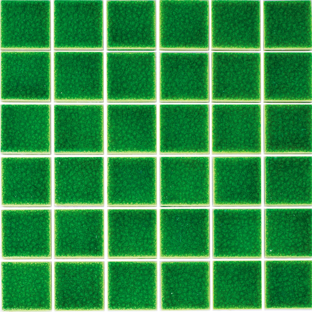 Glazed Green Ceramic Mosaic Swimming Pool Mosaic