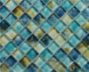 Hand Brush, Mixed - Glass Tile 12x12 Inch