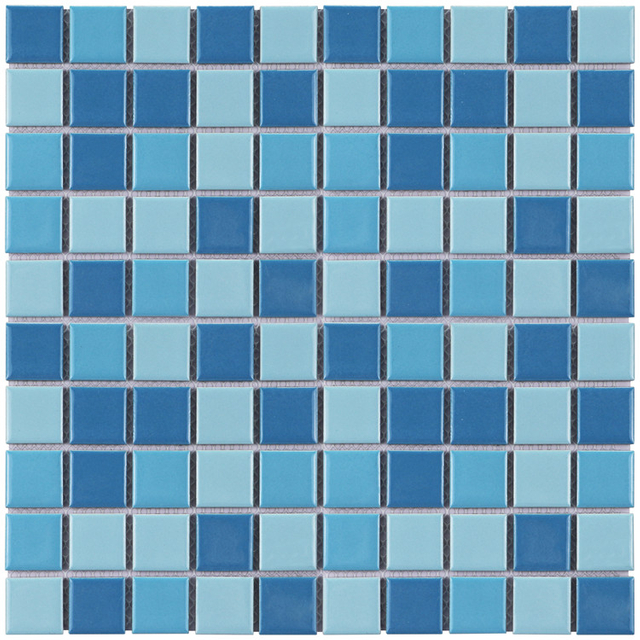25x25mm Foshan Swimming Pool Tile Porcelain Mosaic