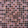 Red Goldline Glass Mosaic Tile | Kitchen Backsplash 