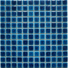 23x23mm Blue Mixed Sqaure Ceramic Mosaic For Pool