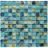 Hand Brush, Mixed - Glass Tile 12x12 Inch