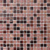 Square Red Goldenline Glass Mosaic Tile Supplier