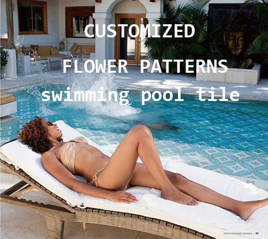Custom Glass Art Mosaic Mural For Swimming Pool