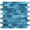 6mm Blue Glass Mosaic Tile – Linked Sheet (304×608mm)