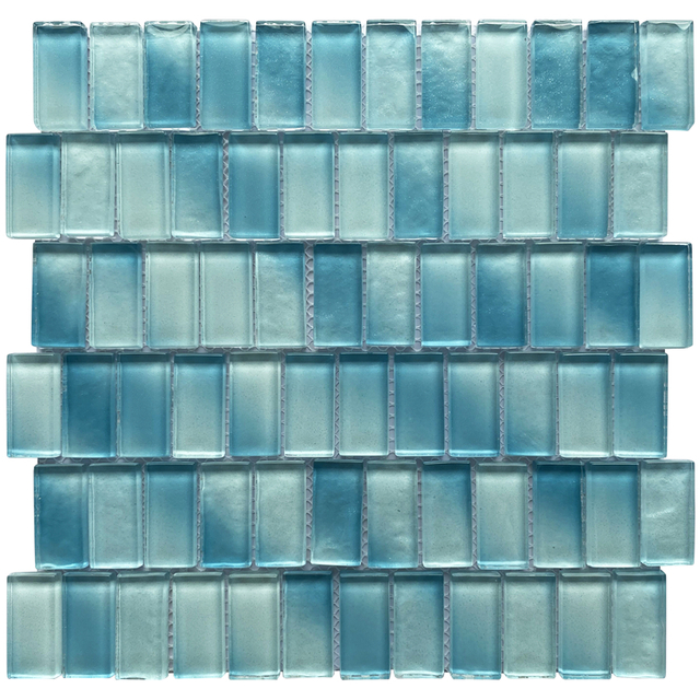 Crystal Glass Swimming pool Bathroom Backsplash Mosaic