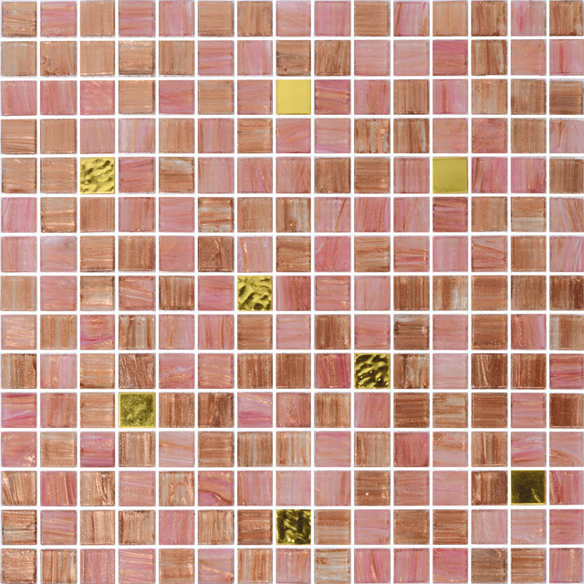 Colorful 327x327mm Square Glass Mosaic