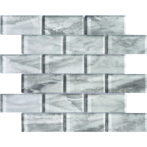 Handpainting Laminated Crystal Glass Mosaic Tile