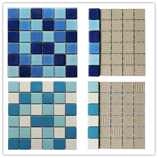 48x48mm Hotel Villa Swimming Pool Ceramic Tile