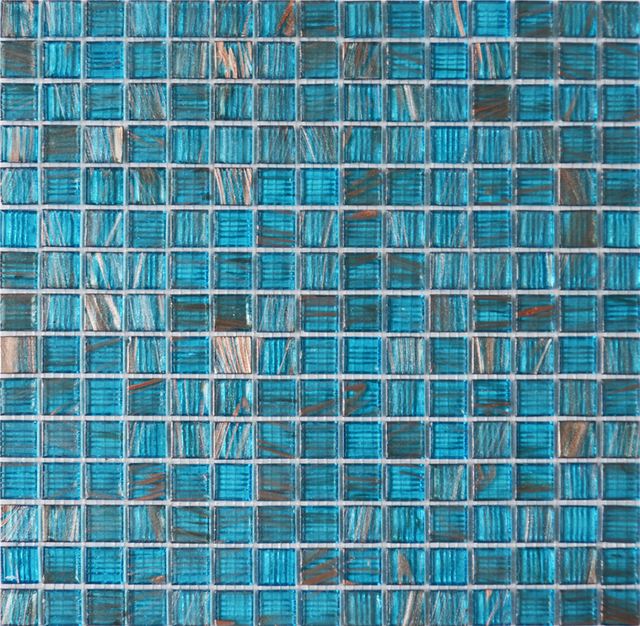 Cyan Goldline Mosaic for Swimming Pool