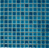 Ice Crack Square Mix Blue Porcelain Mosaic